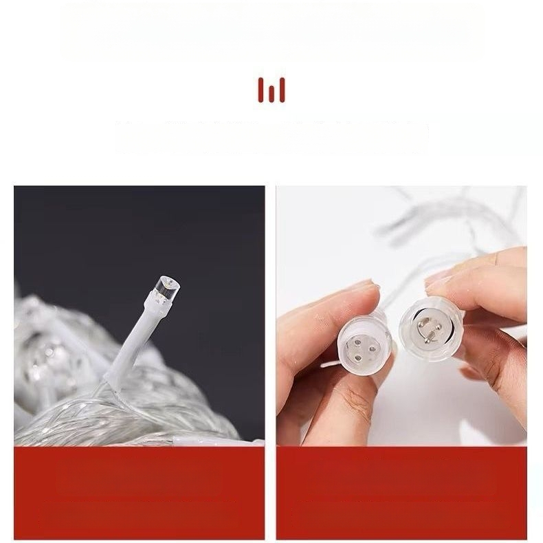 Dekoratívne solárne svetlá s efektom hviezdnej oblohy, 110 V vstup, CE certifikát, LED čip Coread/Cool Nian