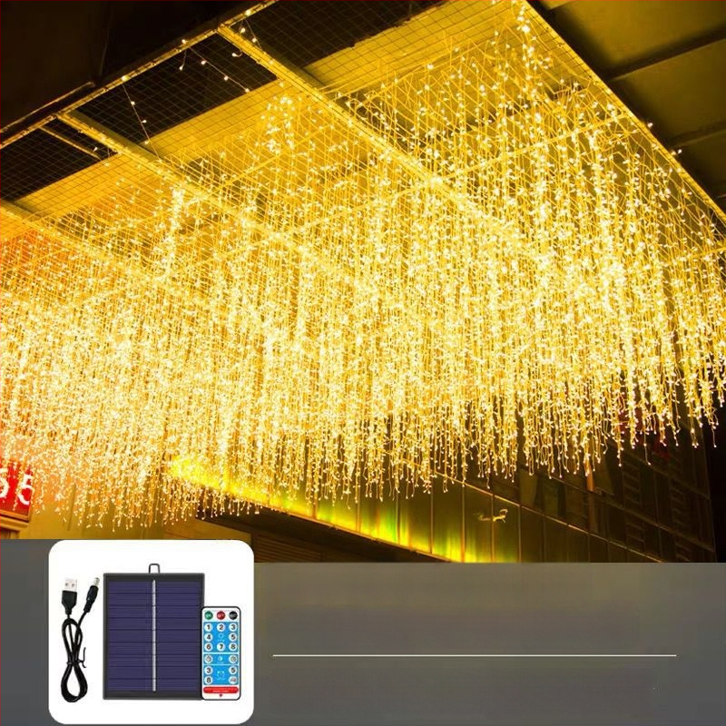 Dekoratívne solárne svetlá s efektom hviezdnej oblohy, 110 V vstup, CE certifikát, LED čip Coread/Cool Nian