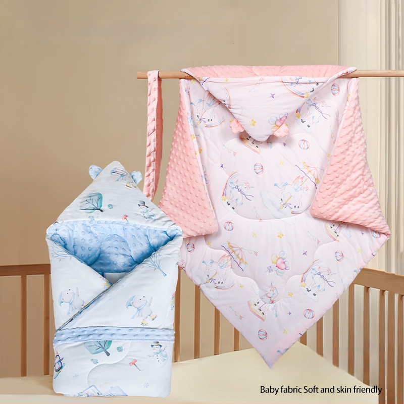 Пелена за завиване за новородени, дебела и ветроустойчива, тегло 0.55–1.0 кг, за пролет и есен