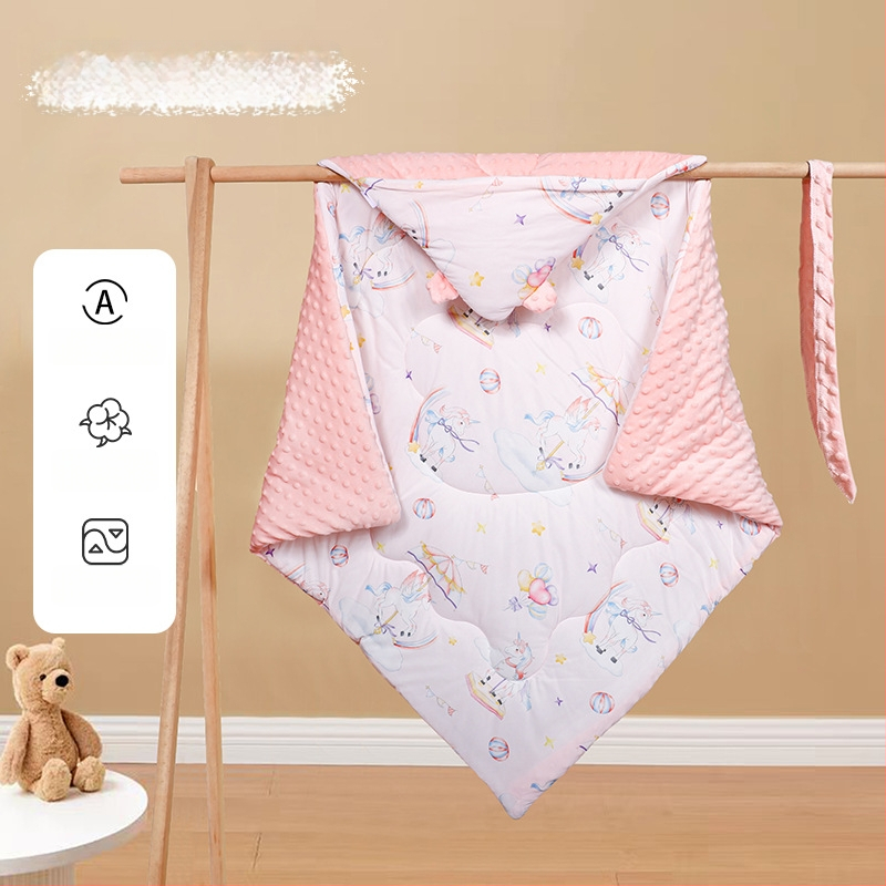 Пелена за завиване за новородени, дебела и ветроустойчива, тегло 0.55–1.0 кг, за пролет и есен