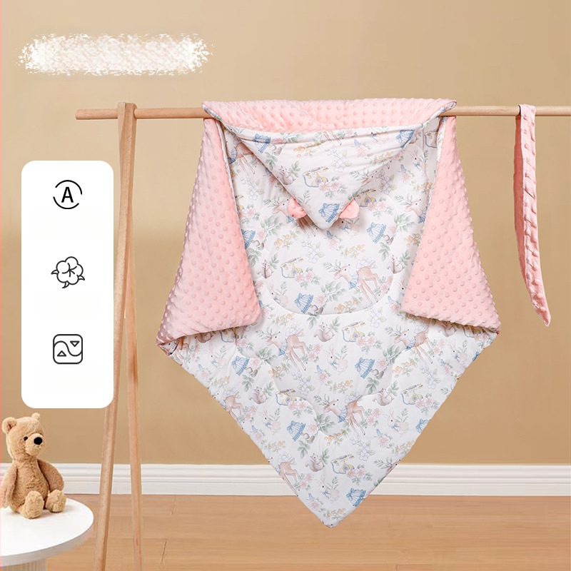 Пелена за завиване за новородени, дебела и ветроустойчива, тегло 0.55–1.0 кг, за пролет и есен