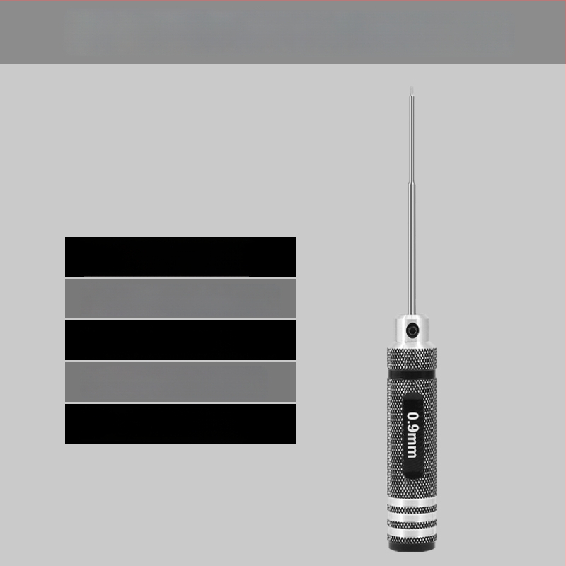 Set šesťuholníkových skrutkovačov pre model lietadla 1.27/1.3/1.5/2.5 mm, 6‑uholník