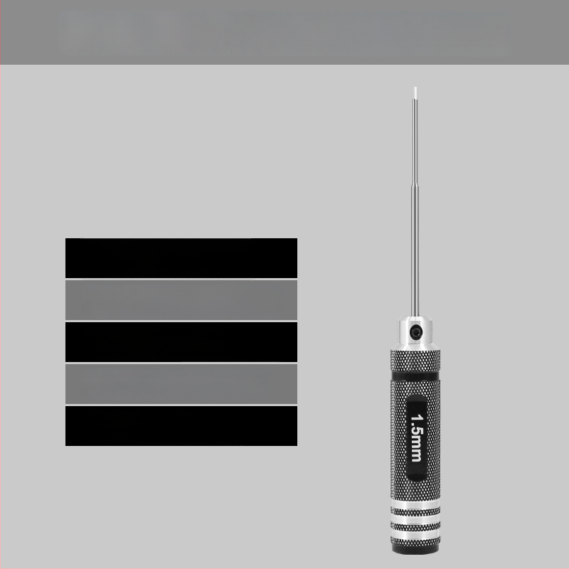 Set šesťuholníkových skrutkovačov pre model lietadla 1.27/1.3/1.5/2.5 mm, 6‑uholník