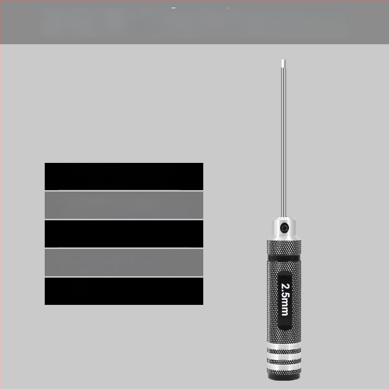 Set šesťuholníkových skrutkovačov pre model lietadla 1.27/1.3/1.5/2.5 mm, 6‑uholník