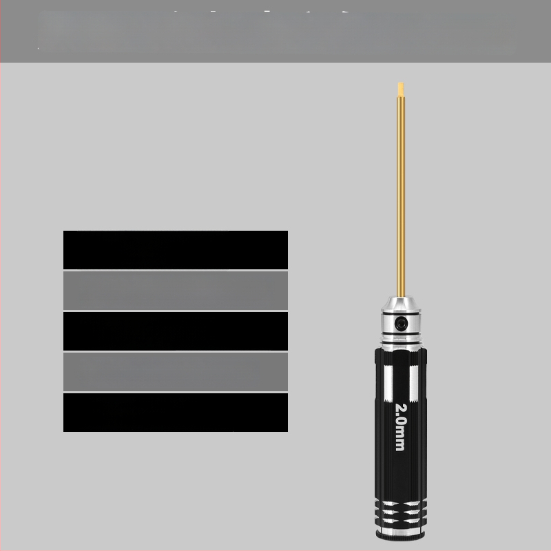 Set šesťuholníkových skrutkovačov pre model lietadla 1.27/1.3/1.5/2.5 mm, 6‑uholník