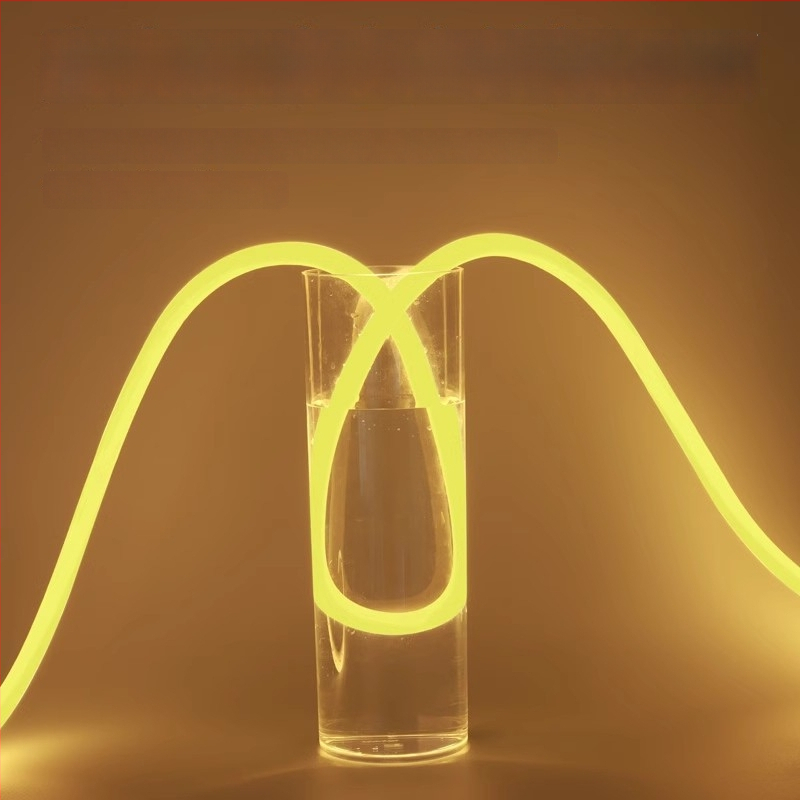 Bandă LED circulară - flexibilă din silicon, pentru exterior, rezistentă la apă (Nu este importată; Fără certificare; Nu este plătitor general de TVA)