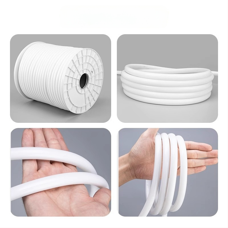 Bandă LED circulară - flexibilă din silicon, pentru exterior, rezistentă la apă (Nu este importată; Fără certificare; Nu este plătitor general de TVA)