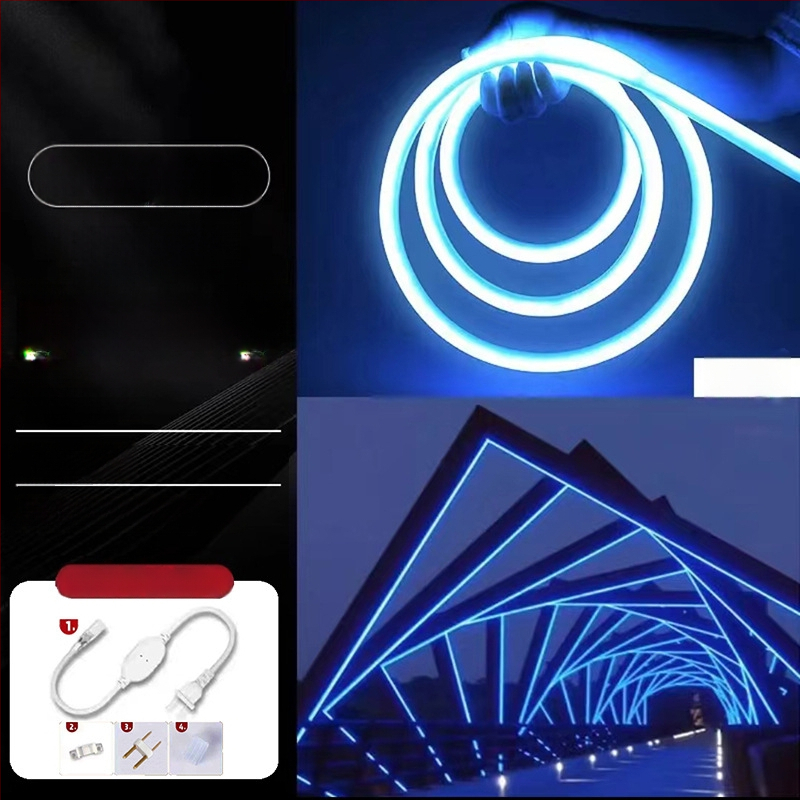 Bandă LED circulară - flexibilă din silicon, pentru exterior, rezistentă la apă (Nu este importată; Fără certificare; Nu este plătitor general de TVA)