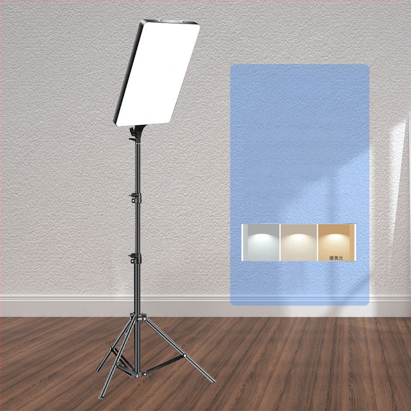 LED панел светлина за лайв стрийминг и фотозаснемане; преносима, 51-100W, 220V, вертикален монтаж, вътрешно видеозаснемане