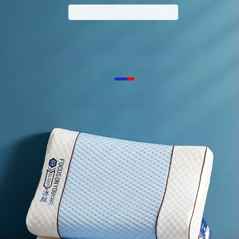 Yaslh latexový vankúš s jadrom Ice Beans, obdĺžnikový tvar, prírodný latex, obsah latexu viac ako 90%