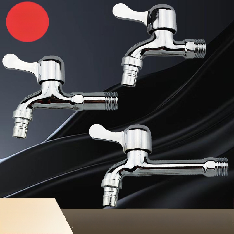 Prívod vody pre práčku, zinková zliatina, iba studená voda, rýchle otvorenie, priemer vstupu/výstupu 15 mm