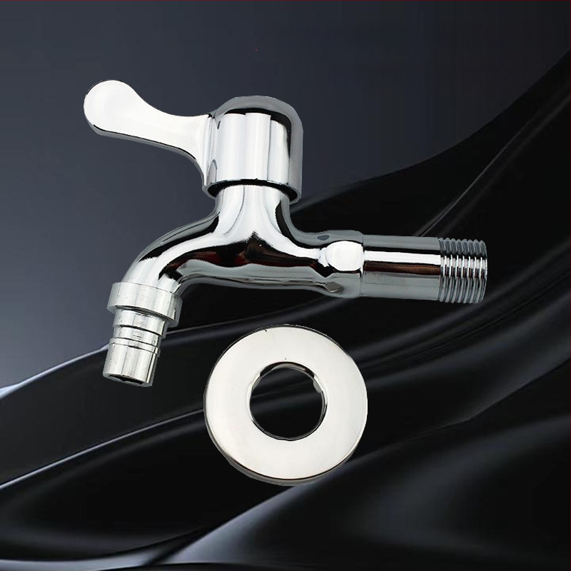 Prívod vody pre práčku, zinková zliatina, iba studená voda, rýchle otvorenie, priemer vstupu/výstupu 15 mm