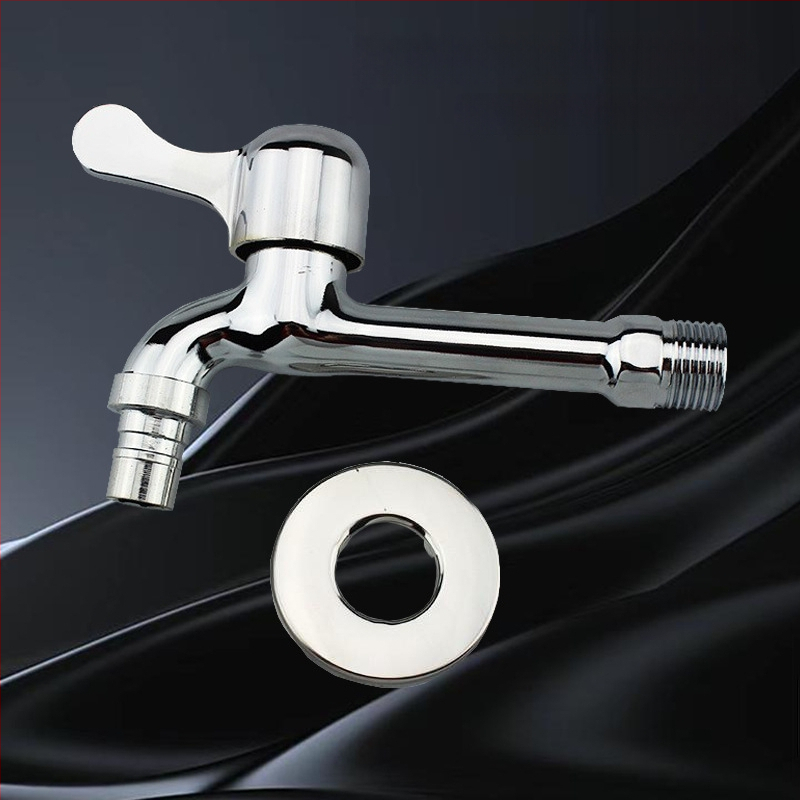 Prívod vody pre práčku, zinková zliatina, iba studená voda, rýchle otvorenie, priemer vstupu/výstupu 15 mm