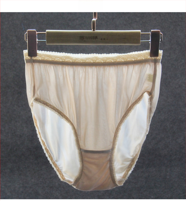 Tehotenské spodné prádlo z hedvábia, s vysokým pásom, rýchlo schnúce, pre tehotné ženy