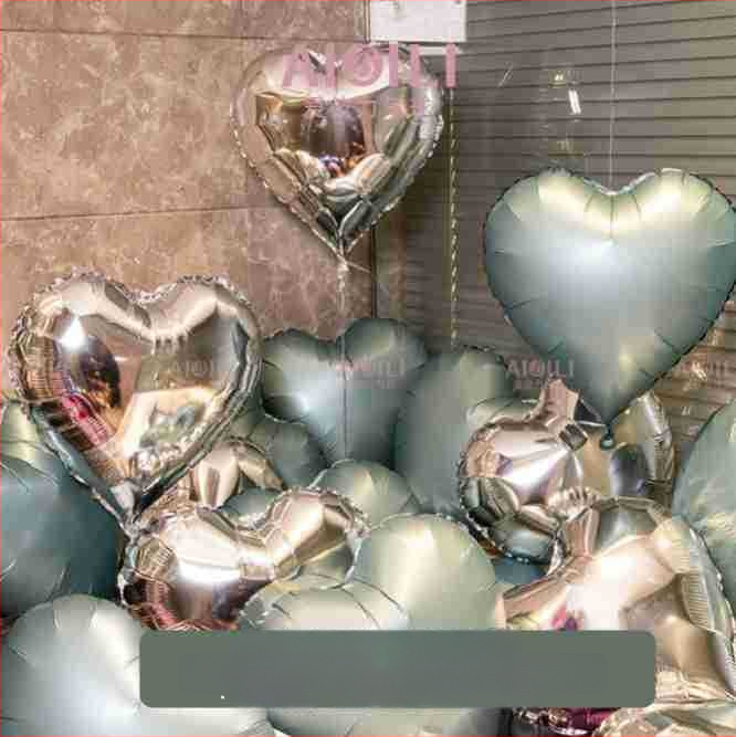 Set balónov z hliníkovej fólie s chvostovým tvarom, s vlastným logom – na narodeniny, svadbu a Valentín