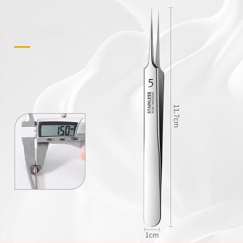 Sada ihiel na akné z nehrdzavejúcej ocele, 5 dielov, Produktové číslo 00009