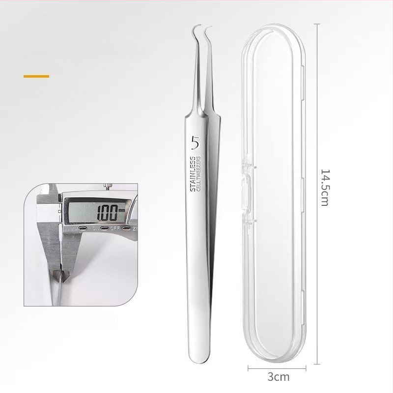 Sada ihiel na akné z nehrdzavejúcej ocele, 5 dielov, Produktové číslo 00009