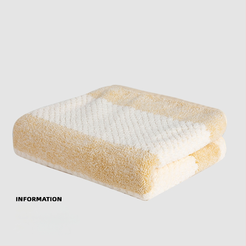 Кърпа с ананасова шарка на райета, удебелена, без памук, обшита, от суперфин влакна, 150D, тегло 80–100 g, кърпа за лице и за изсушаване на коса