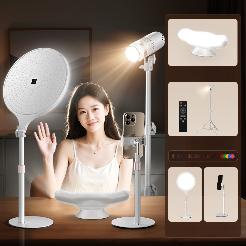 Подсветка за стрийминг на живо, 10-50W, 220V, настолен тип, многостепенна настройка