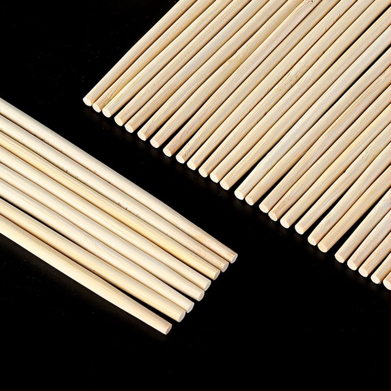 Jednorázové bambusové paličky pre reštaurácie, donášku a domáce použitie s potlačou loga — Produkt A28171