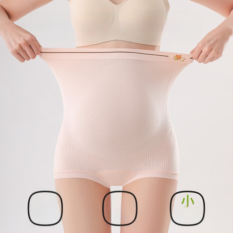 Tehotenské dámske spodné prádlo s vysokým pásom, bezšvové, hlavný materiál: nylon, podšívka v rozkroku bavlna