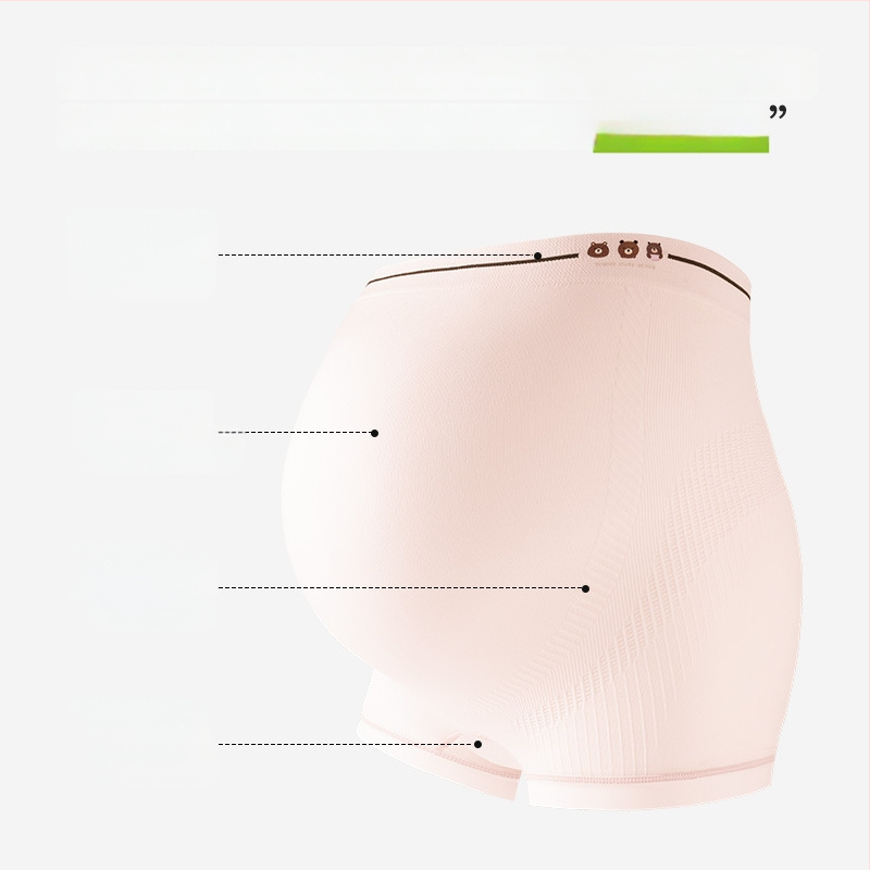 Tehotenské dámske spodné prádlo s vysokým pásom, bezšvové, hlavný materiál: nylon, podšívka v rozkroku bavlna