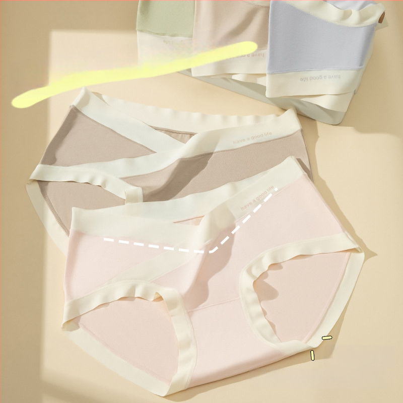 Tehotenské spodné prádlo, antibakteriálne, priedušné, nízky pás, materiál z regenerovanej celulózy