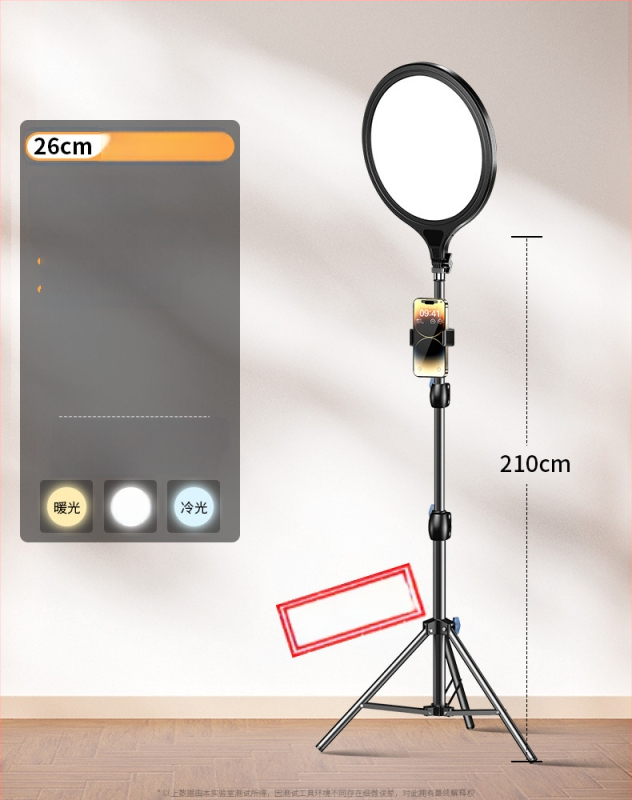 Светлина за запълване за лайв стрийминг Dayleer M18266, мощност до 10W, 220V