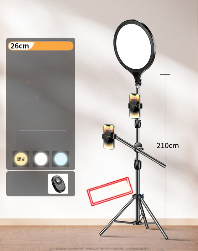 Светлина за запълване за лайв стрийминг Dayleer M18266, мощност до 10W, 220V