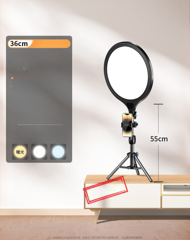 Светлина за запълване за лайв стрийминг Dayleer M18266, мощност до 10W, 220V