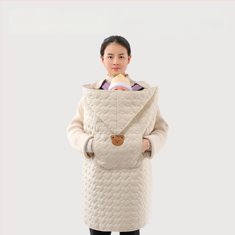 Покривало за количка за бебета с ветроустойчив плащ и презрамки, зимно удебелено одеяло, полиестер, за новородени до 3 години