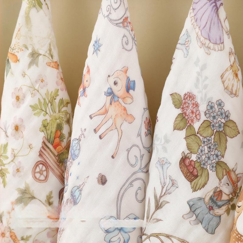 Detská 6-vrstvová gáza utierka na sliny, 40-count, 60 g