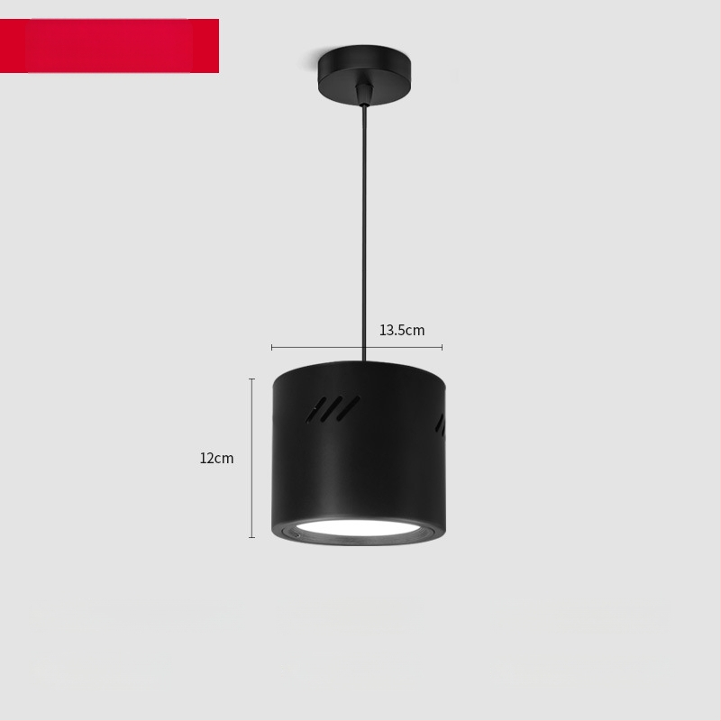 Kruhové LED downlight, povrchová montáž, 220V, hliníkový kryt, CE certifikát