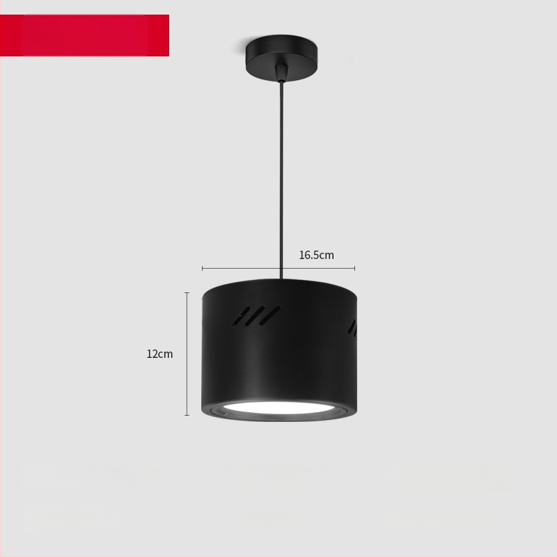 Kruhové LED downlight, povrchová montáž, 220V, hliníkový kryt, CE certifikát