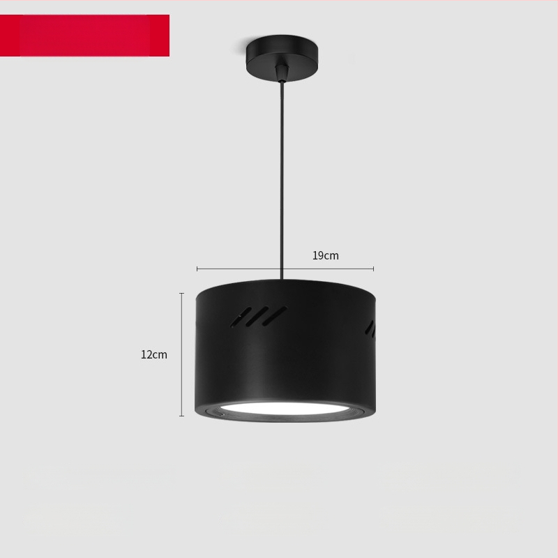 Kruhové LED downlight, povrchová montáž, 220V, hliníkový kryt, CE certifikát