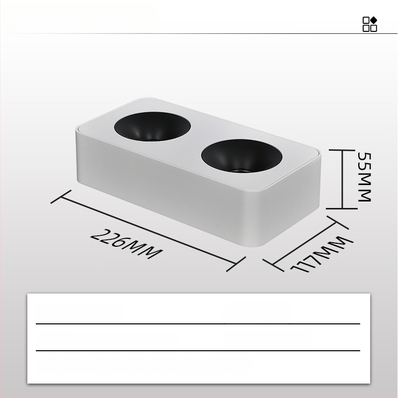 LED downlight, CRI ≥90, 220V, životnosť 50 000 h, hliníkové šasi
