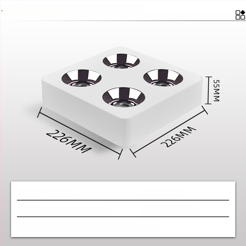 LED downlight, CRI ≥90, 220V, životnosť 50 000 h, hliníkové šasi