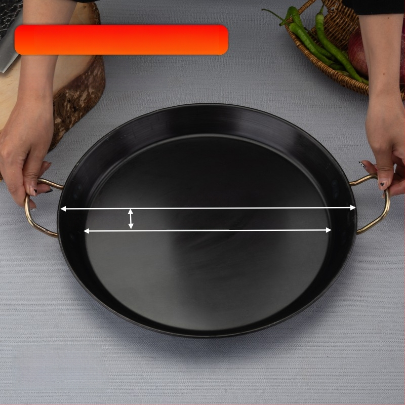 Wok z liatiny, odolný voči hrdzi, hĺbka 8 cm, dno s jedným plochým dnom, určený pre plynovú varnú dosku