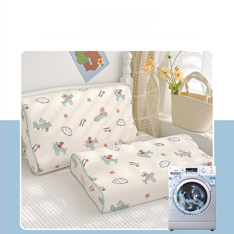 Detská latexová obliečka na vankúš | obdĺžnikový tvar, 90% prírodný latex, bavlnený materiál