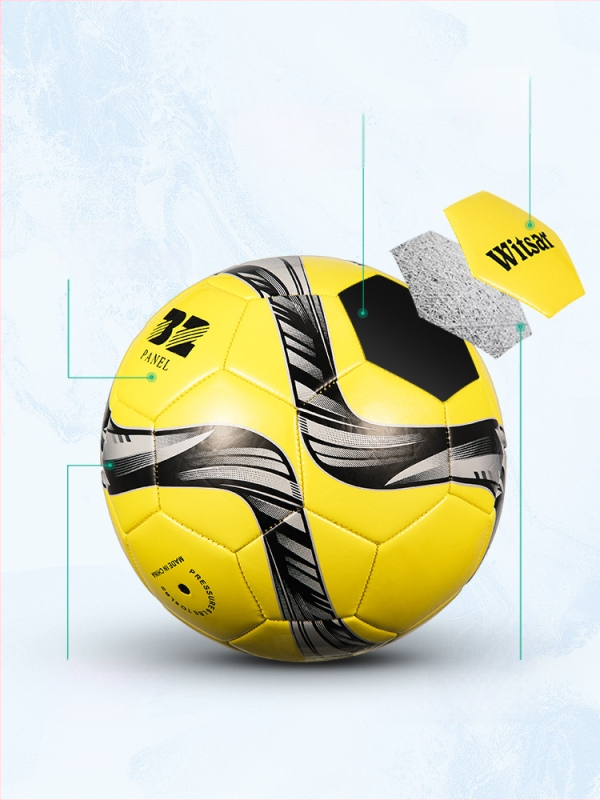 Тренировъчна футболна топка – PVC, машинна пришивка, № 3/4/5, подходяща за деца, марка witsar