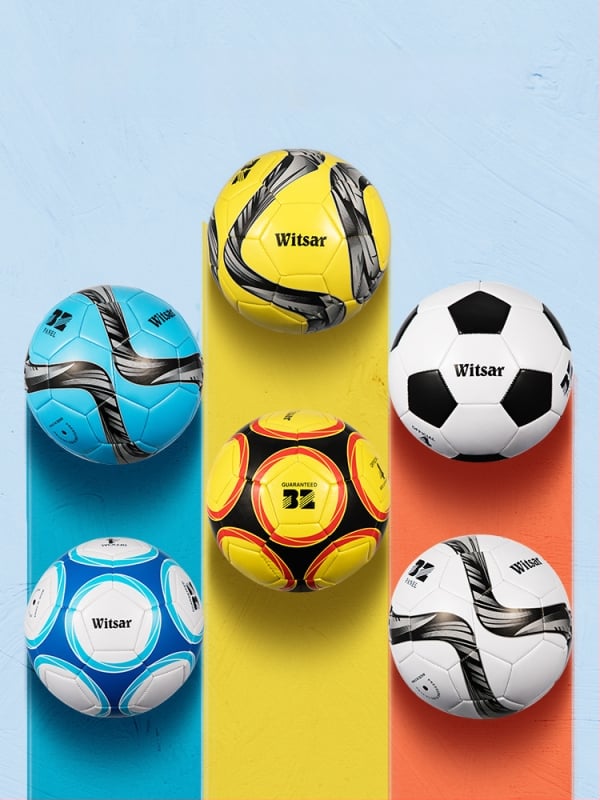 Тренировъчна футболна топка – PVC, машинна пришивка, № 3/4/5, подходяща за деца, марка witsar