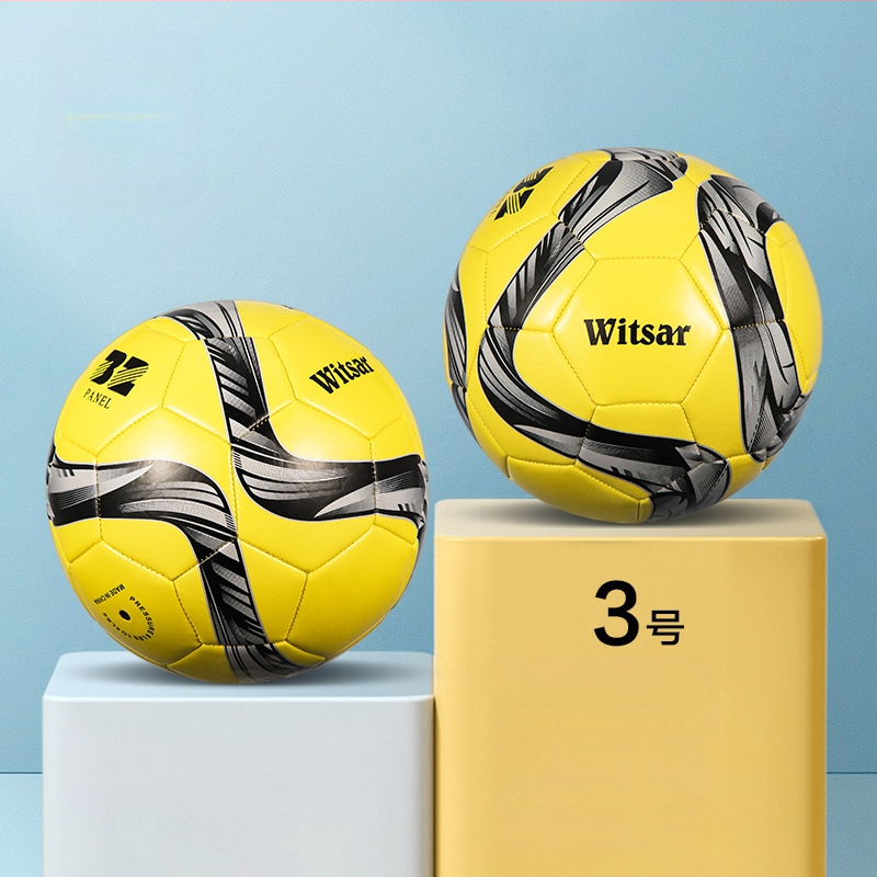 Тренировъчна футболна топка – PVC, машинна пришивка, № 3/4/5, подходяща за деца, марка witsar