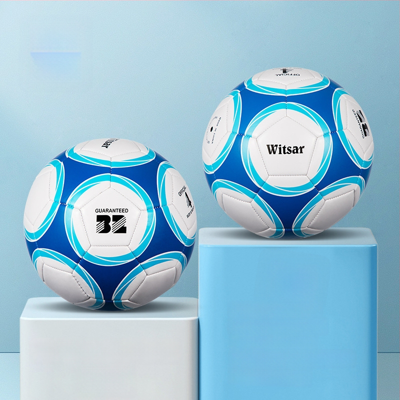 Тренировъчна футболна топка – PVC, машинна пришивка, № 3/4/5, подходяща за деца, марка witsar