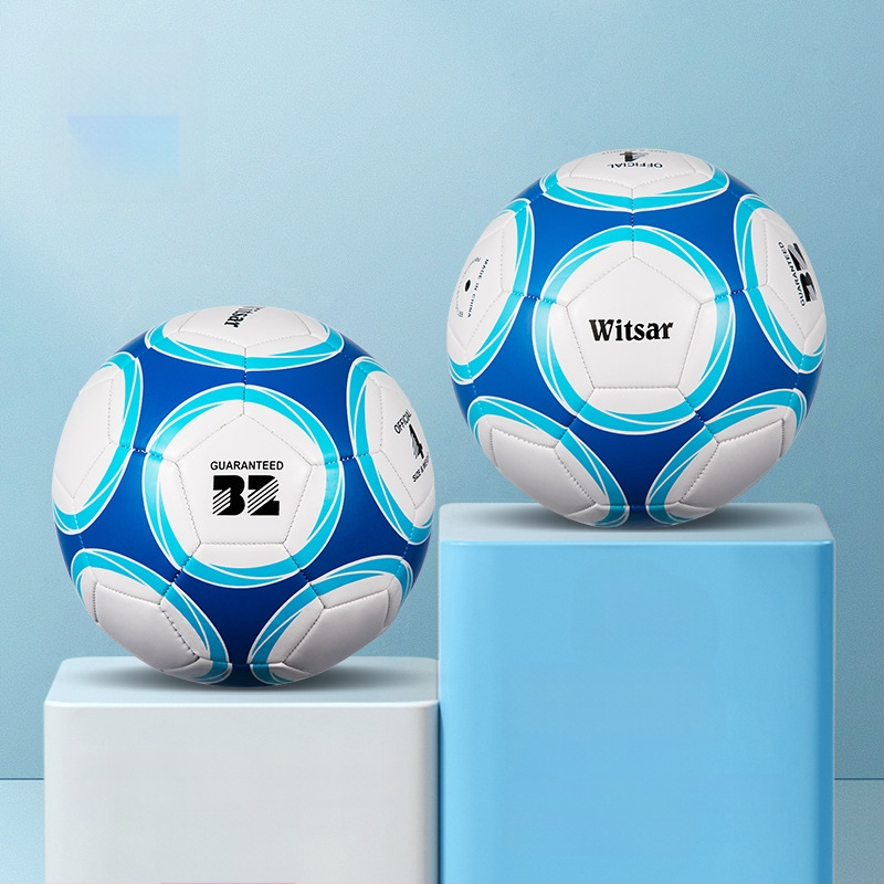 Тренировъчна футболна топка – PVC, машинна пришивка, № 3/4/5, подходяща за деца, марка witsar