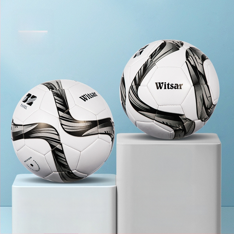 Тренировъчна футболна топка – PVC, машинна пришивка, № 3/4/5, подходяща за деца, марка witsar