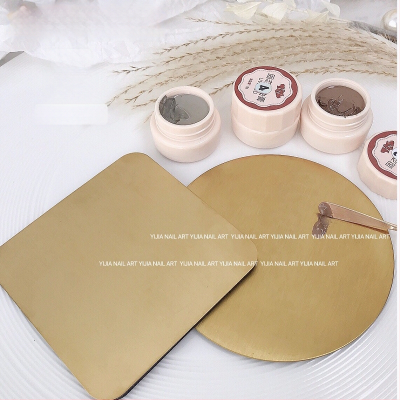 Manikúrny nástroj: paleta na miešanie gélu s kovovou miešacou tyčou, Lorossi, model Palette