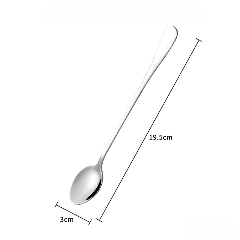 Sada príborov z 304 nerezovej ocele: lyžička, vidlička, nôž s lesklým leštením — Model 0411