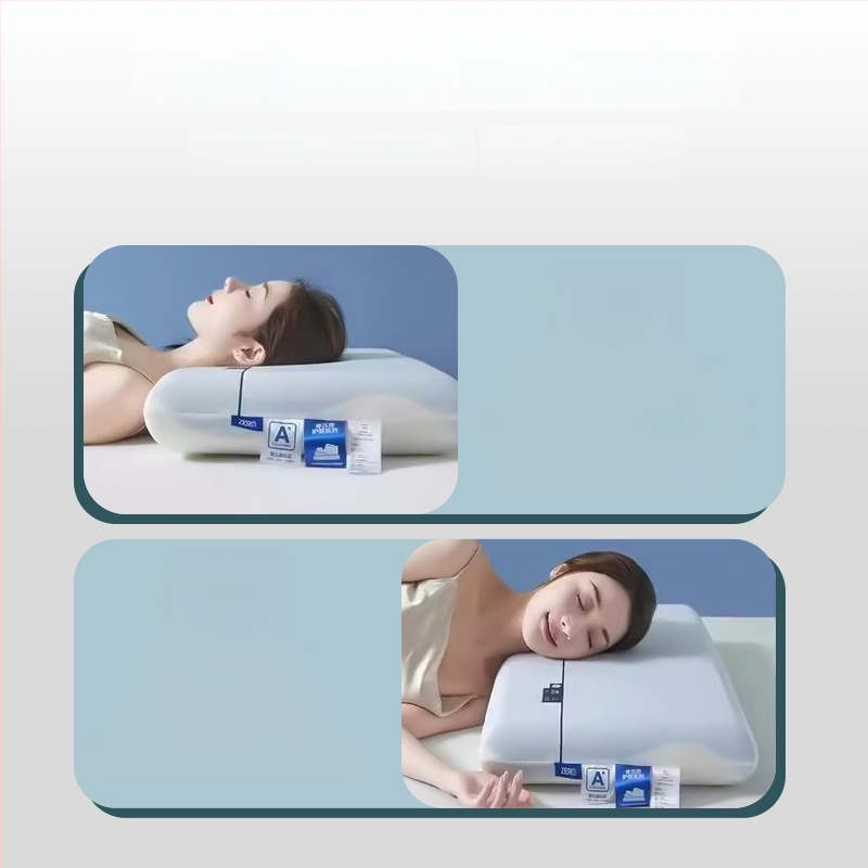 Vankúš z pamäťovej peny – hotelový štýl, obdĺžnikový tvar, Ice Silk látka, stredná podpora, 3D rezanie