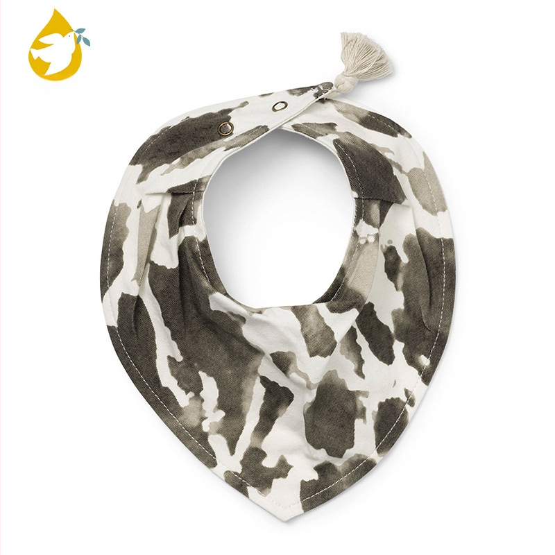 MUGOO Bavlnený nepremokavý bryndák pre bábätká a batoľatá (0–3 roky)