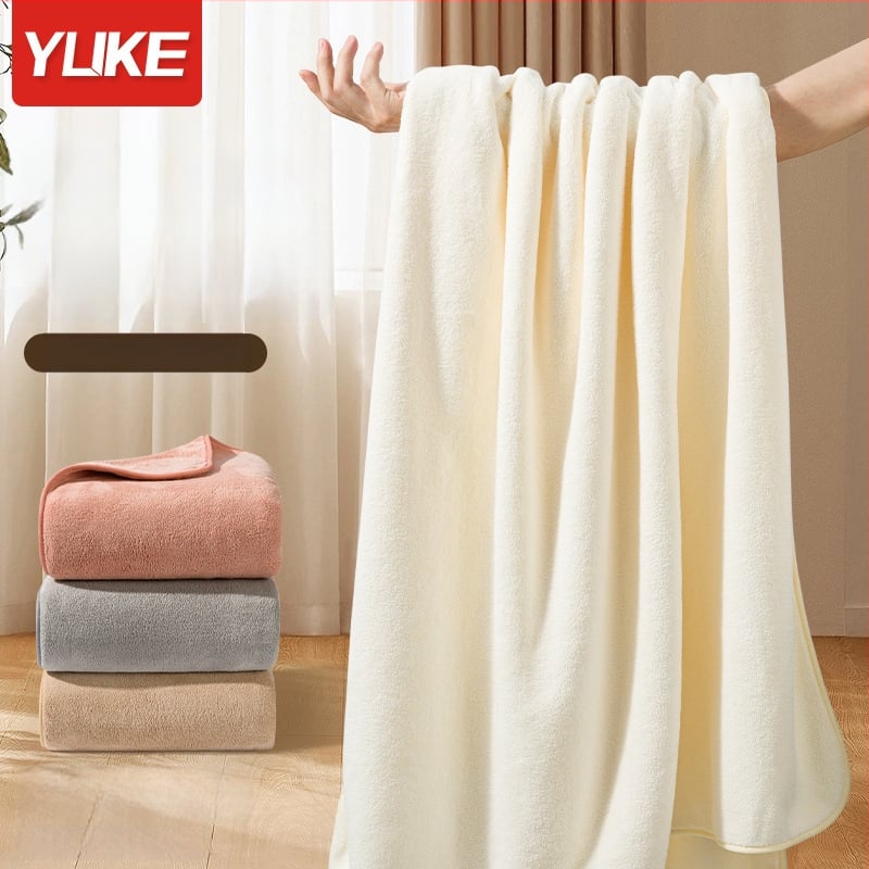 Βρεφική πετσέτα μπάνιου Yuke, 80% πολυεστερικό νήμα + 20% νάιλον, 400–500 g, απλή ύφανση